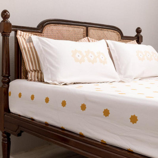 Mustard Iktara Bedding Set | King Size