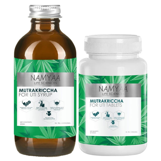 Namyaa Mutrakriccha UTI Syrup with Tablet Combo