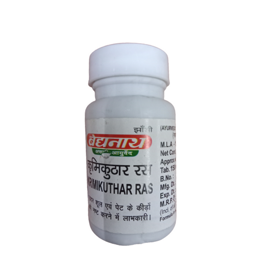 Baidyanath Krimikuthar Ras - 80 Tabs