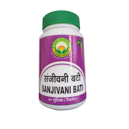 Basic Ayurveda Sanjivani Bati - 40 Tablets
