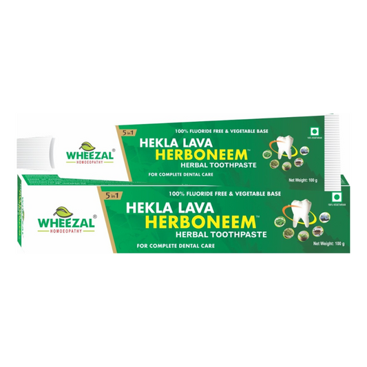 Wheezal Hekla Lava Herboneem Herbal Toothpaste -100 gm