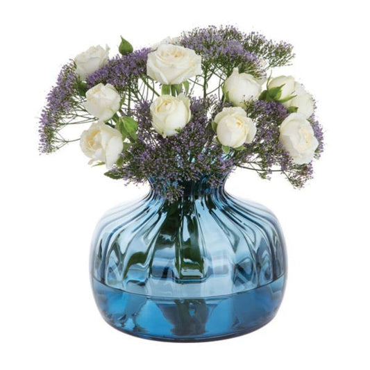 Iris Cushion Medium Flower Vase | 8 Inches | Multiple Colors