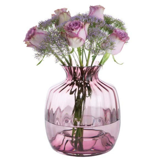 Ophelia Cushion Purple Large Flower Vase | 8 Inches