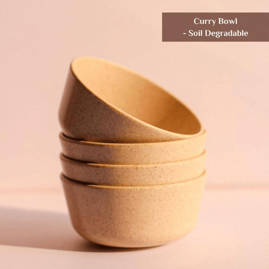 Beige Curry Bowls  | Set of 2