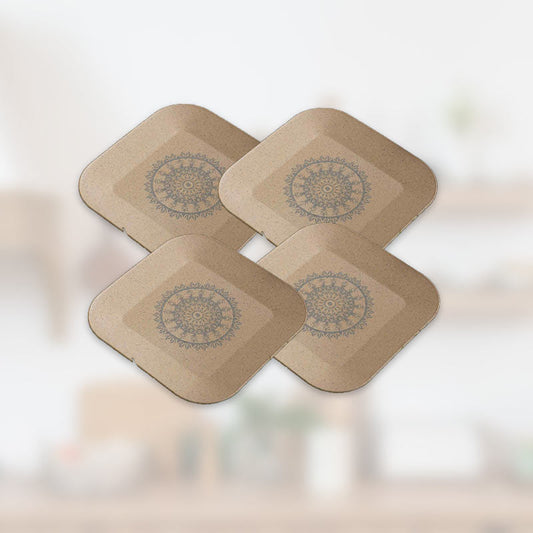 Patio Plate Beige Chakra | Set of 4