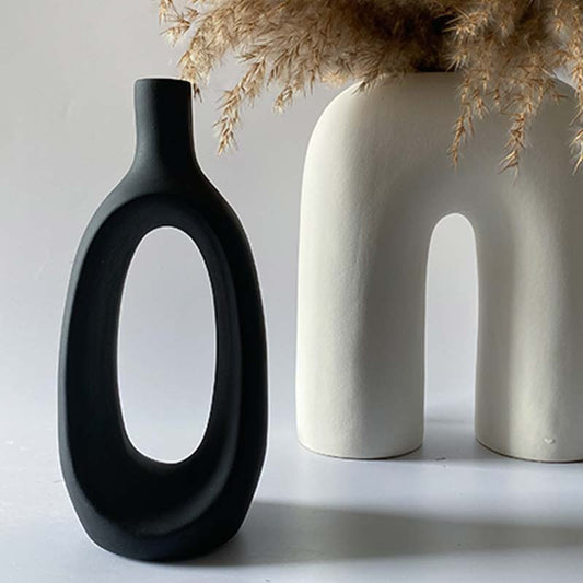 Ceramic Cygnus Hollow Vase