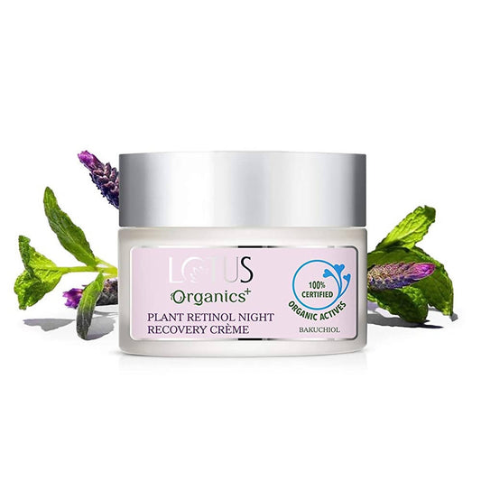 Lotus Organics+ Bakuchiol Plant Retinol Night Recovery Crème