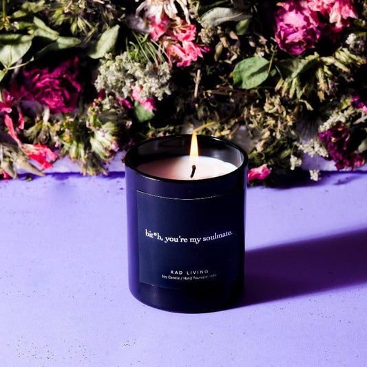 Boujee Leather Scented Candle | Love Yourself Collection