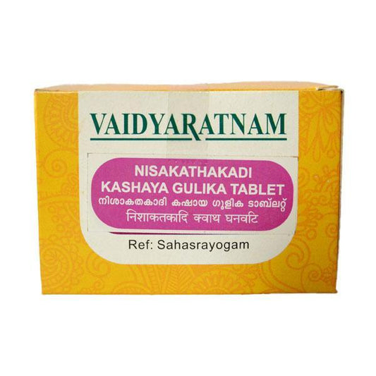 Vaidyaratnam Nisakathakadi kashaya Gulika - 100 Tabs