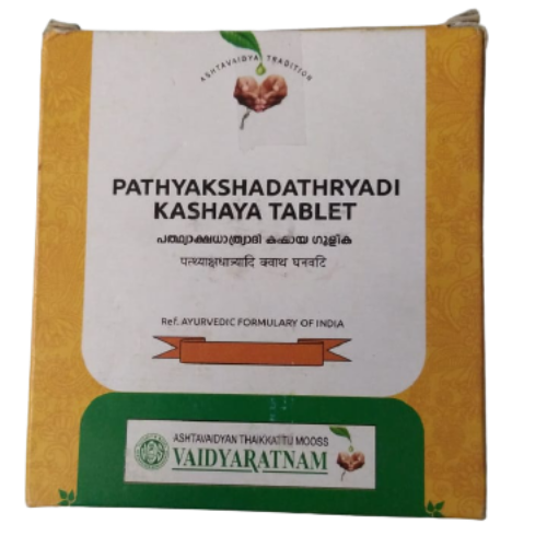 Vaidyaratnam Pathyakshadathryadi Kasaya Tablet - 100 Tabs
