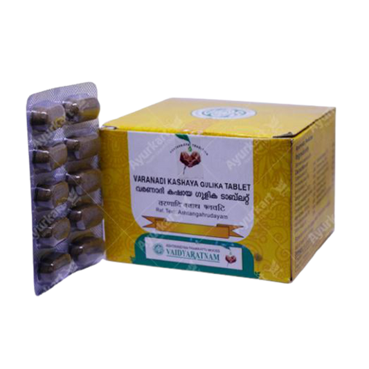 Vaidyaratnam Varanadi Kashaya Gulika Tablet - 100 Tabs