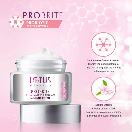 Lotus Herbals Probrite Illuminating Radiance Night Crème