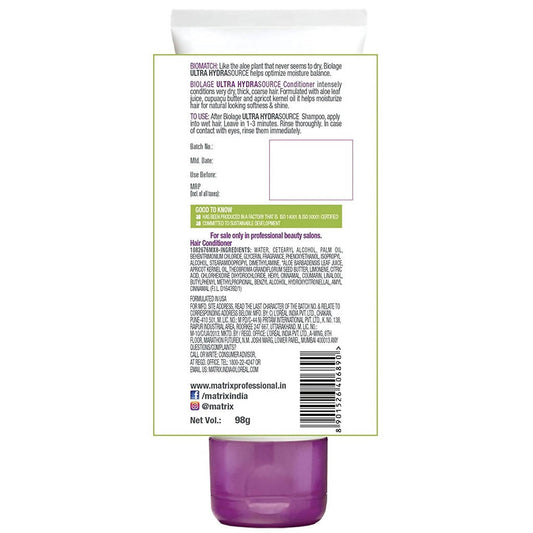 Matrix Biolage Hydrasource Plus Aloe Conditioner