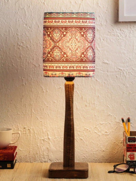 Ancient Art Wooden Lamp