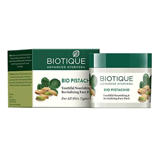 Biotique Bio Pistachio Youthful Nourishing & Revitalizing Face Pack - 50 gms