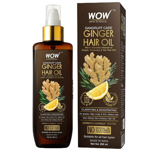 Wow Skin Science Ginger Hair Oil - 200 ml