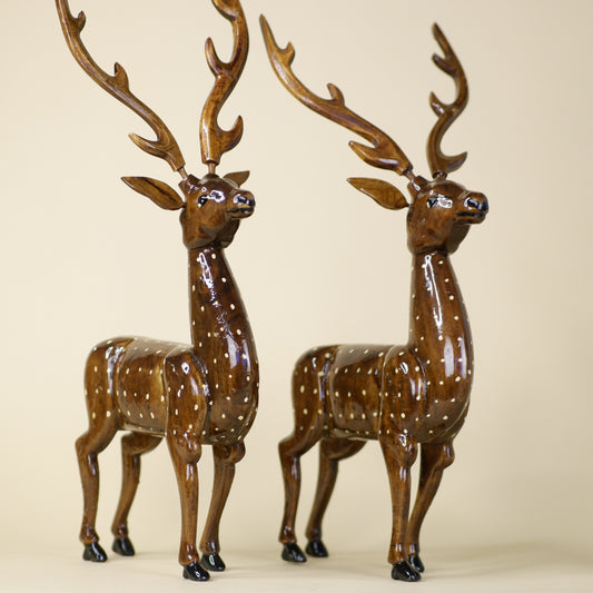 Dearest Wood Showpiece | Set of 2