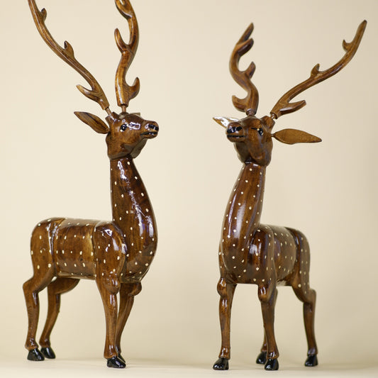 Dearest Wood Showpiece | Set of 2