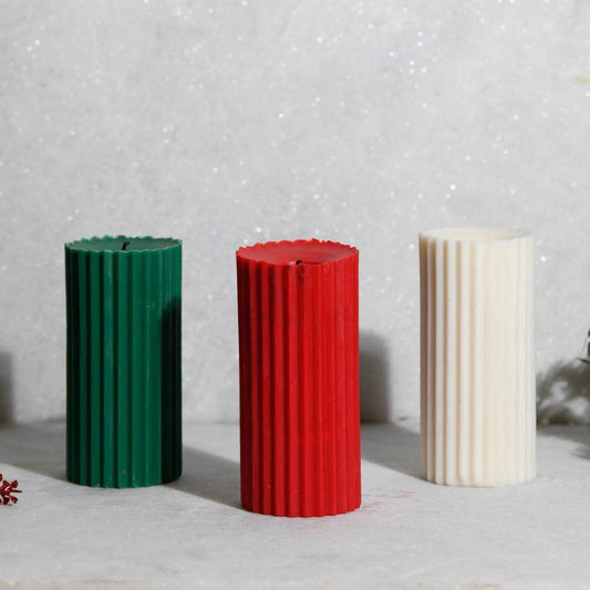 Belief Pillar Candles | Set of 3