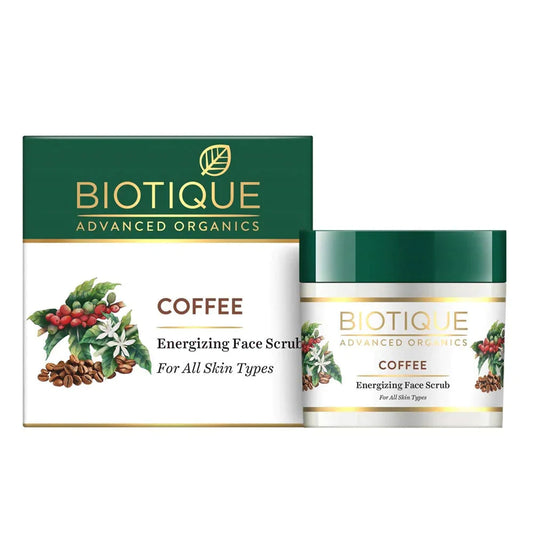 Biotique Advanced Organics Coffee Energizing Face Scrub - 50 gms