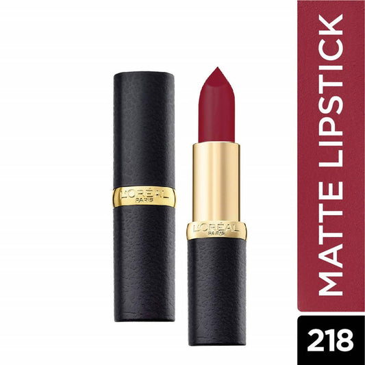 L'Oreal Paris Color Riche Moist Matte Lipstick - 218 Black Cherry