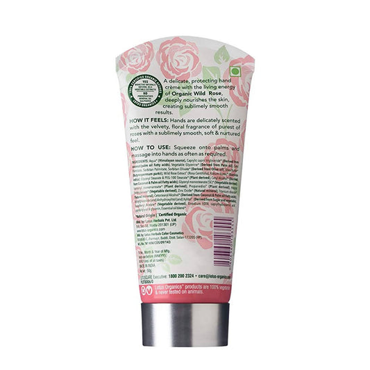 Lotus Organics+ Divine Soothing Hand Creme Wild Rose