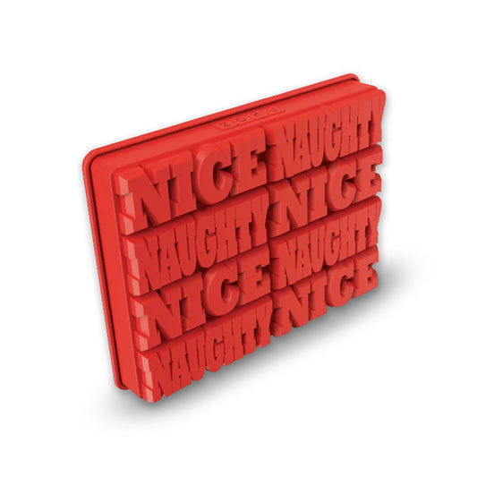 Naughty Nice Red Silicone Ice Mold Tray