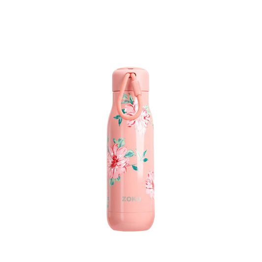 Rose Petal Pink Stainless Steel Vaccum Insulated Water Bottle | 350ml