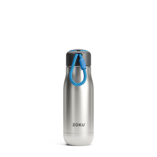 Silver Stainless Steel Vaaccum Insulated Water Bottle | 350ml