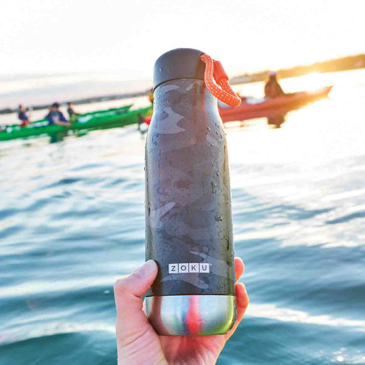 Black Camo Classic Stainless Steel Vaccum Insulated Water Bottle