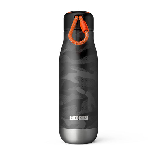 Black Camo Classic Stainless Steel Vaccum Insulated Water Bottle