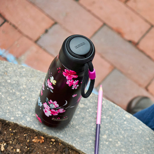 Midnight Floral Printed Classic Stainless Steel Water Bottle