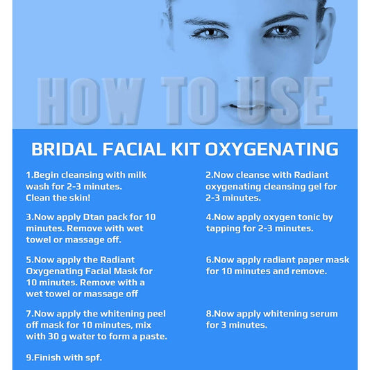 Professional O3+ Bridal Facial Kit Oxygenating Glow Skin - Kit