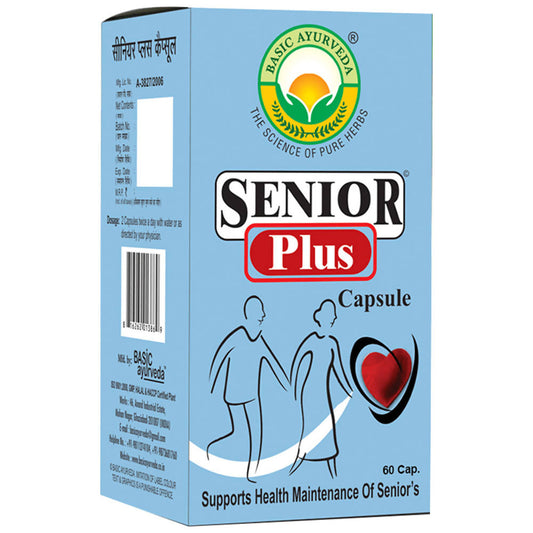Basic Ayurveda Senior Plus Capsules - 60 Capsules
