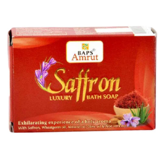 Baps Amrut Saffron Luxury Bath Soap - 100 gms