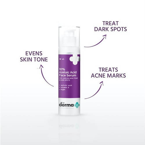 The Derma Co 10% Azelaic Acid Serum for Uneven Skin Tone & Dark Spots - 30 ml