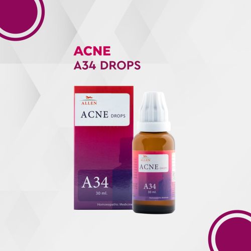 Allen Homeopathy A34 Acne Drops