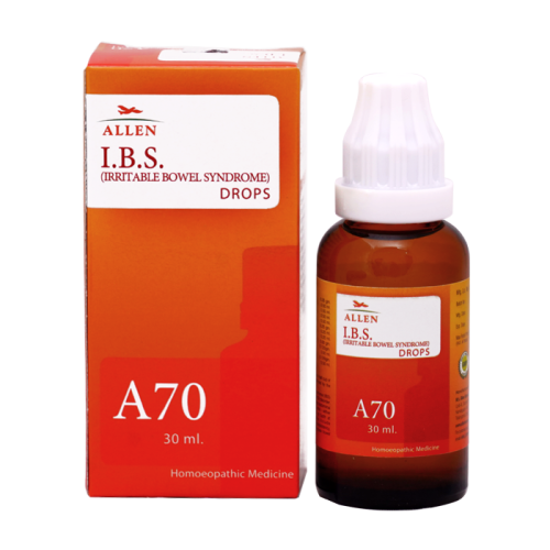 Allen Homeopathy A70 IBS (Irritable Bowel Syndrome) Drops