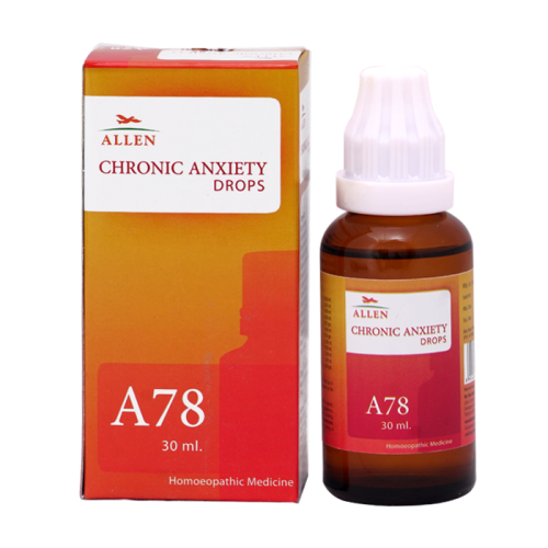 Allen Homeopathy A78 Chronic Anxiety Drops