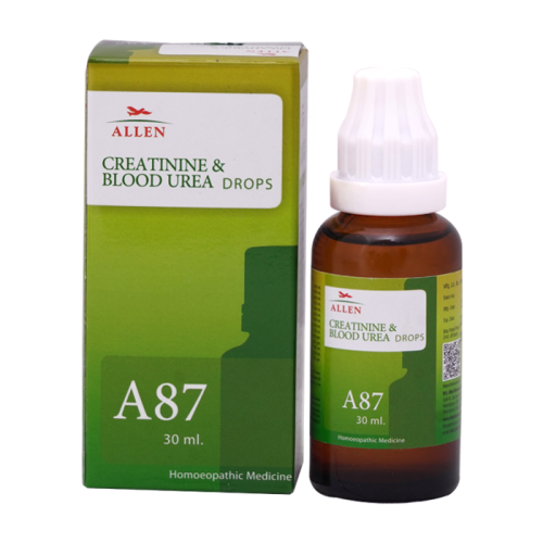 Allen Homeopathy A87 Creatinine & Blood Urea Drops