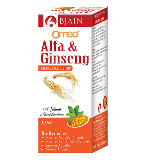 Bjain Homeopathy Omeo Alfa & Ginseng Syrup