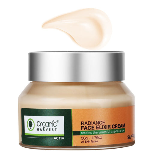 Organic Harvest Activ Saffron Radiance Face Elixir Cream - 50 gms