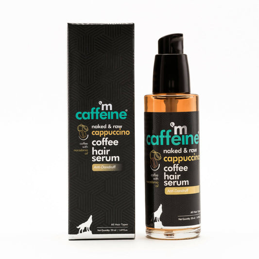 mCaffeine Naked & Raw Cappuccino Coffee Hair Serum