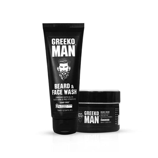 Greeko Man Beard Cream & Face wash - 125 ml