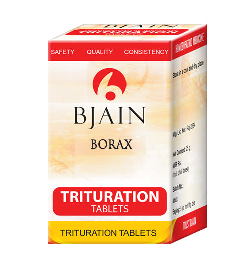 Bjain Homeopathy Borax Trituration Tablets