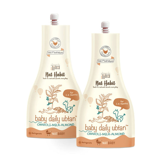 Nat Habit Baby Daily Ubtan Charoli Milk Almond