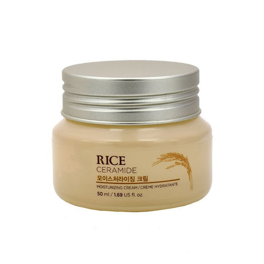 The Face Shop Rice & Ceramide Moisturizing Cream With Polyglutamic Acid - 50 ml
