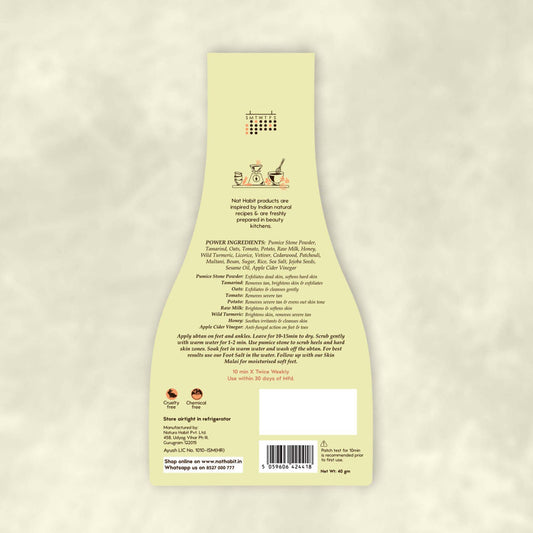 Nat Habit Tamarind Oats Foot
