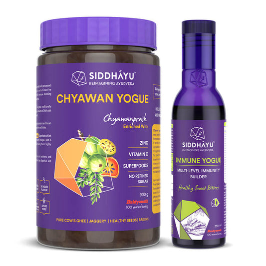 Siddhayu Chyawan Yogue and Immune Yogue combo