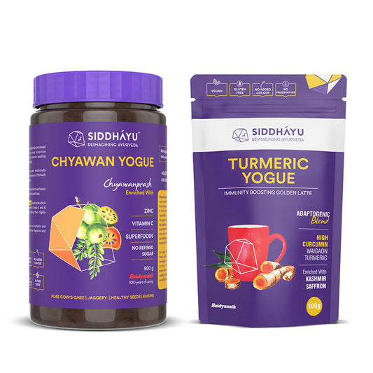 Siddhayu Chyawan Yogue and Turmeric Yogue combo